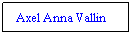 Textruta: Axel Anna Vallin
