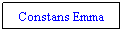 Textruta: Constans Emma

